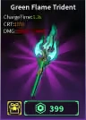 Green Flame Trident